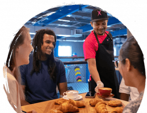 BOUNCE Cafe Coffee Croissant